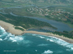 Umgababa rail bidge from air
