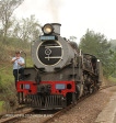 Umgeni Steam Railway Wesley Loco No 2685 at Inchanga station. (3)