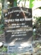 Umhlali Cemetery - grave - Andries vander Hurst