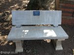 Umhlali Cemetery - grave - Arthur Laing 2008 - bench