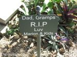 Umhlali Cemetery - grave - Dad - Gramps - Marion & Kids