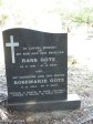 Umhlali Cemetery - grave - Hans & Rosemarie Gotz