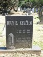 Umhlali Cemetery - grave - Juan B Revello 1999