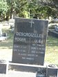 Umhlali Cemetery - grave - Roger & Olga Descroizilles