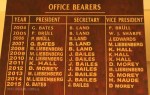 Umkomaas - Bowling Club - Honours Boards - office bearers (2)