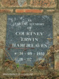 St Patricks Church grave Courtney Hargreaves