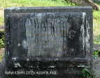 Verulam Cemetery grave Elizabeth Sykes 1928)