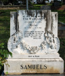 Verulam Cemetery grave  Eva Samuels
