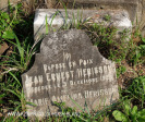 Verulam Cemetery grave Jean Herisson)