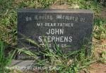 Verulam Cemetery grave  John Stevens