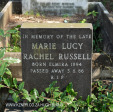 Verulam Cemetery grave  Marie Russell