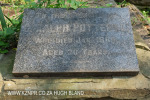 Verulam Cemetery grave Ralph Putterill