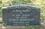 Verulam Cemetery grave Teunis Benschop 1968