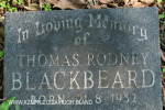 Verulam Cemetery grave Thomas Rodney Blackbeard 1952