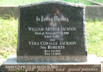 Verulam Cemetery grave William & Vera Jackson