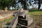 Verulam Cemetery grave broken down