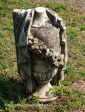 Verulam Cemetery grave  damaged statuette