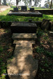 Verulam Cemetery grave face down