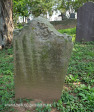 Verulam Cemetery grave unreadable sandstone