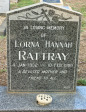 Bethany Farm Family Cemetery - Grave - Lorna Hannah Rattray - 1986