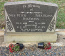 Bethany Farm Family Cemetery - Grave -  Nils 1971 & Thea 1972 Hagemann