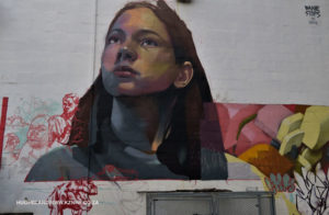 Artist Dane Stops is a fine artist and also has artwork on the wall at the KZNSA Gallery in Glenwood. A lot of this work in graffiti form has little merit but Dane's work is superb and of really high standard.